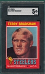 1971 Topps Football #156 Terry Bradshaw SGC 5 *Rookie*