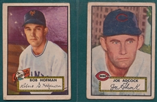 1952 Topps #347 Adcock & #371 Hofman, Lot of (2)  *Hi #s* 