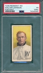 1909-1911 T206 Walter Johnson, Portrait, Piedmont Cigarettes PSA 1