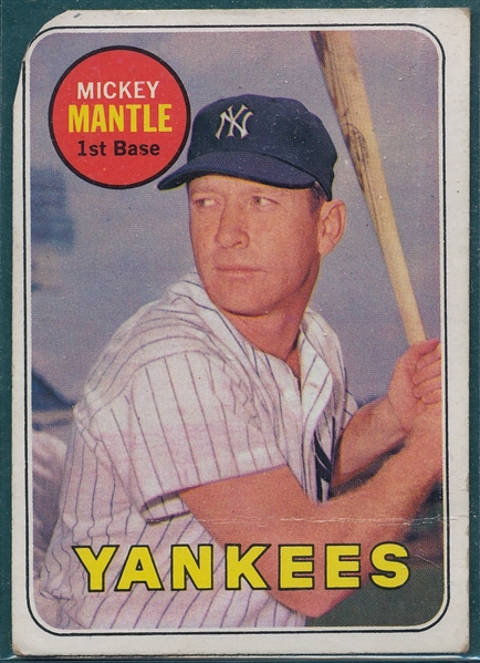 1969 Topps #500 Mickey Mantle