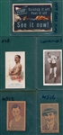 1888-1956 Lot of (9) Boxers W/ Dempsey & Louis