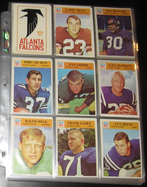 1966 Philadelphia Football Partial Set (173/198)