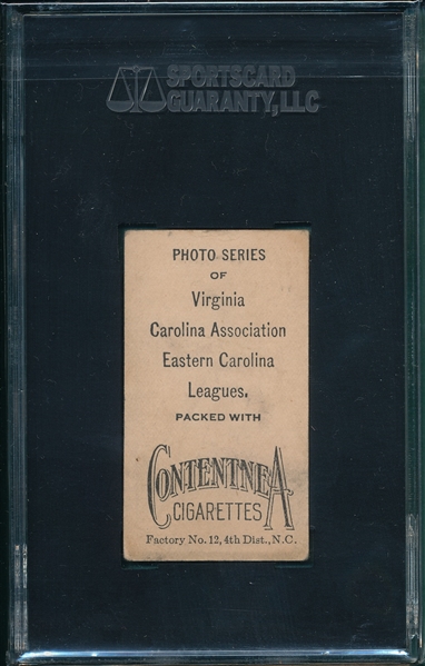 1910 T209 Doyle Contentnea Cigarettes SGC 35 *Photo Series* 