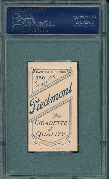1909-1911 T206 G. Brown, Washington, Piedmont Cigarettes PSA 6