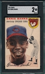 1954 Topps #94 Ernie Banks SGC 2 *Rookie*
