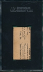 1927 E210 #20 George Kelly York Caramels SGC 20 *Miscut Back*
