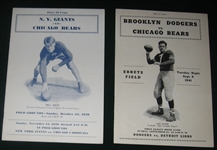 1939/41 Chicago Bears Programs, Lot of (2)