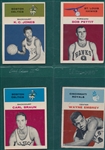 1961 Fleer Basketball Lot of (10) W/ Pettit & K. C. Jones