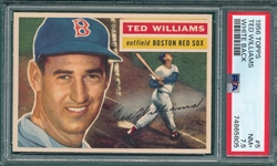 1956 Topps #5 Ted Williams PSA 7.5 *White*