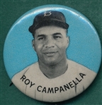 1950s PM10 Roy Campanella HOF Pin W/Blue Background
