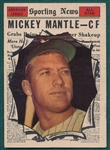 1961 Topps #576 Mickey Mantle, All Star