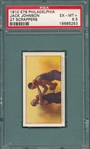 1910 E79 Jack Johnson/Cole, 27 Scrappers, Philadelphia Caramel Co. PSA 6.5 *Highest Graded*