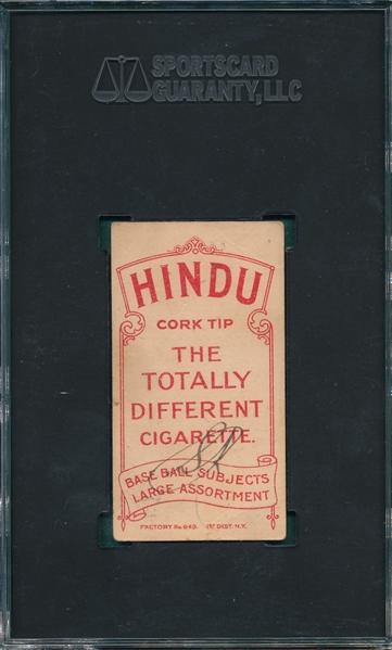 1909-1911 T206 Ford Hindu Cigarettes SGC 1.5 *Red*