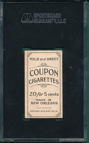 1914 T213-2 Evers Coupon Cigarettes SGC 30