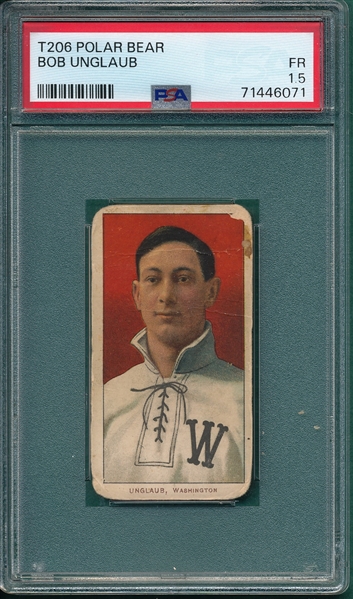 1909-1911 T206 Unglaub Polar Bear PSA 1.5