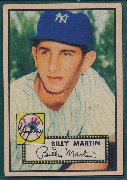 1952 Topps #175 Billy Martin *Rookie* 