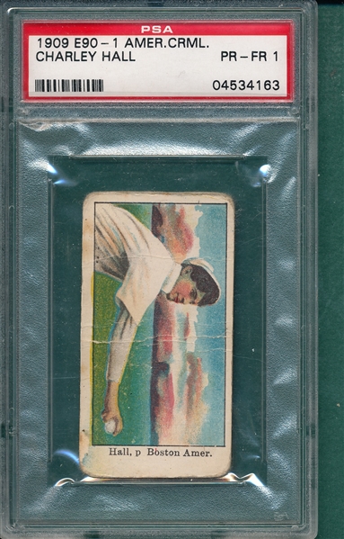 1909-11 E90-1 Hall American Caramel Co. PSA 1