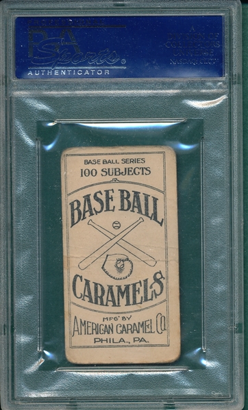 1909-11 E90-1 Hall American Caramel Co. PSA 1