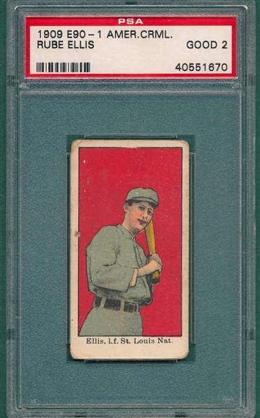 1909-11 E90-1 Ellis American Caramel Co. PSA 2