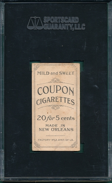1914 T213-2 Byrne Coupon Cigarettes SGC 30
