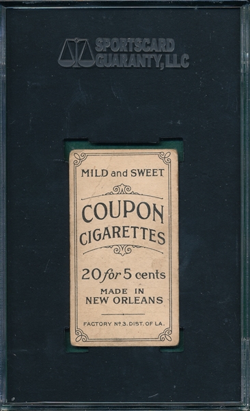 1914 T213-2 Elberfeld, Brooklyn, Coupon Cigarettes SGC 20