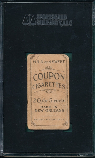 1914 T213-2 Rudolph Coupon Cigarettes SGC 10