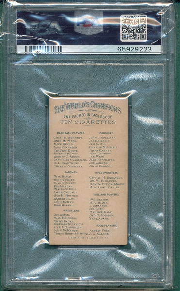1887 N28 Hon W. F. Cody Allen & Ginter PSA 5