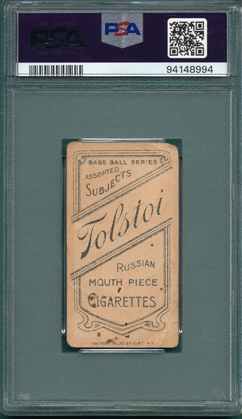 1909-1911 T206 Willis, Batting, Tolstoi Cigarettes PSA 1