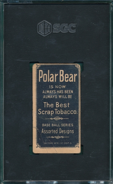 1909-1911 T206 Willis, Throwing, Polar Bear, SGC 1 