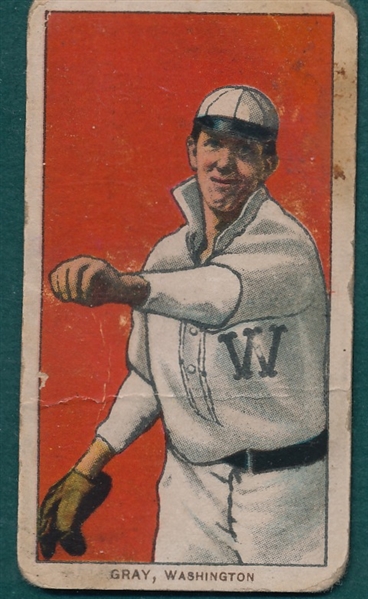 1909-1911 T206 Gray, Piedmont Cigarettes