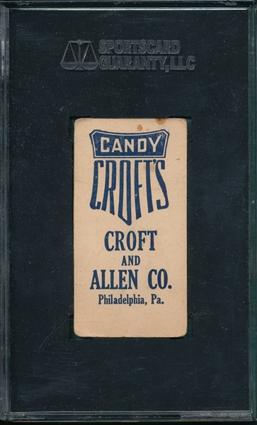 1909 E92 Topsy Hartsel Crofts Candy SGC 20 *Blue*
