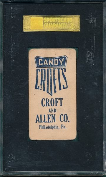1909 E92 Fred Jacklitsch Crofts Candy SGC 20 *Blue*