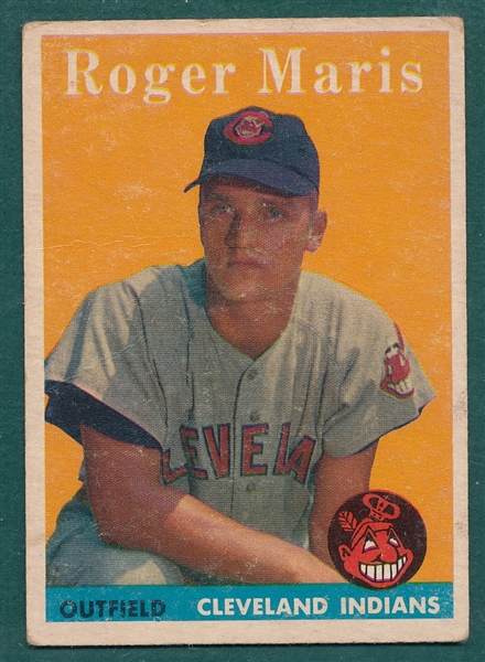 1958 Topps #47 Roger Maris, Rookie
