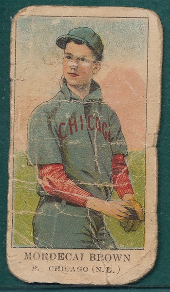 1909 E91-B Brown, M., American Caramel Co.
