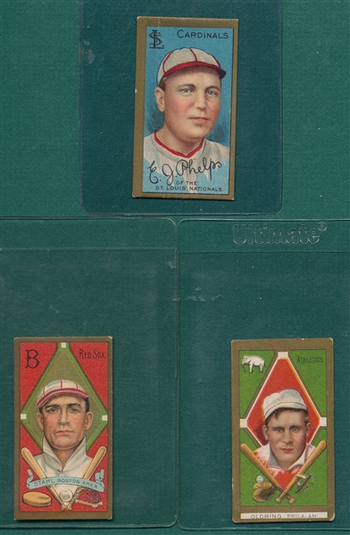 1911 T205 Oldring, Stahl & Phelps, Lot of (3)