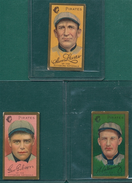 1911 T205 Camnitz, Gibson & Leever, Lot of (3)