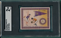 1910 T51 Williams College, Basketball, Murad Cigarettes SGC 2