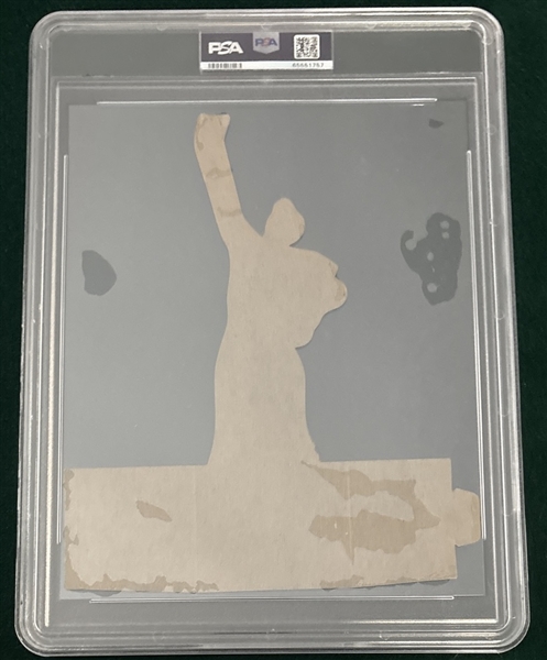 1955 Spic & Span Braves Die-Cuts Hank Aaron PSA 2