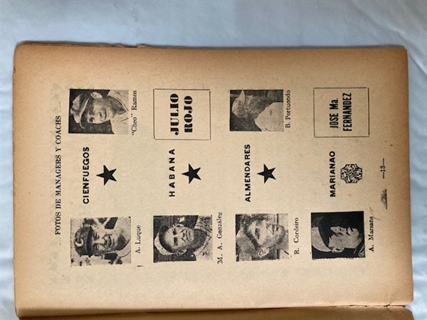 1945-46 Cuban Winter League Booklet
