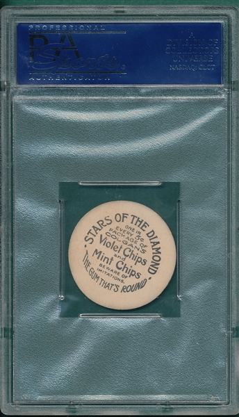 1909 Colgan's Chips Burke, Fort Wayne, Stars of the Diamond PSA 5