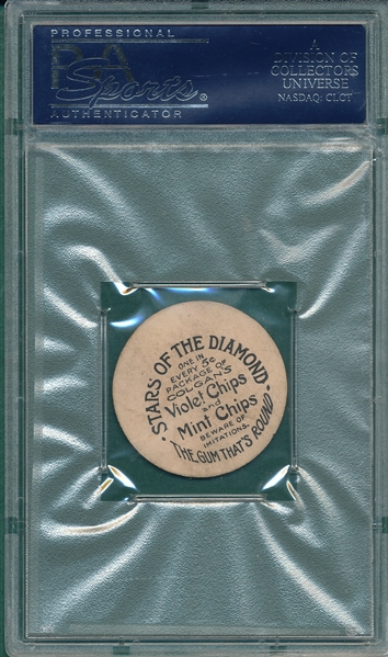 1909 Colgan's Chips Becker Stars of the Diamond PSA 5