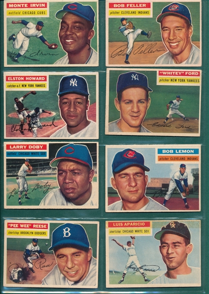 1956 Topps Baseball Complete Set (340) W/ (11) Team Variations