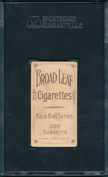 1909-1911 T206 Dineen Broad Leaf Cigarettes SGC 20