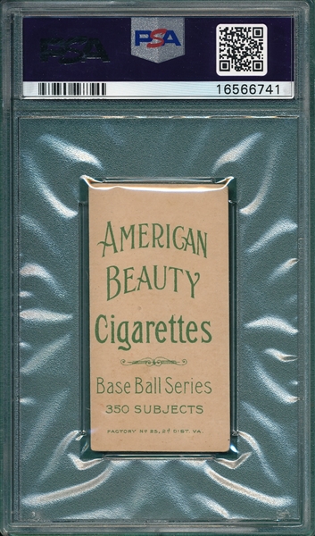 1909-1911 T206 Vic Willis, Bat, American Beauty Cigarettes PSA 4