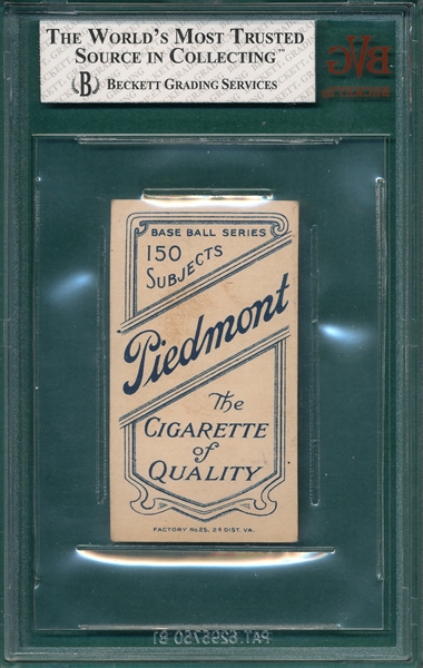 1909-1911 T206 Chesbro, Portrait, Piedmont Cigarettes BVG 5