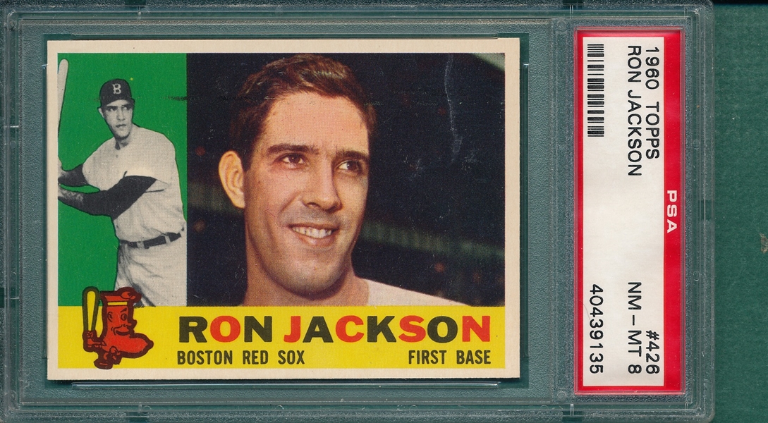 1960 Topps #426 Ron Jackson  PSA 8