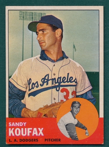 1963 Topps #210 Sandy Koufax