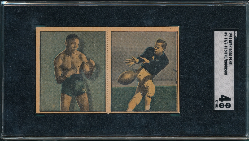 1951 Berk Ross Panel #2-13/2-15 Sitko/Robinson SGC 4