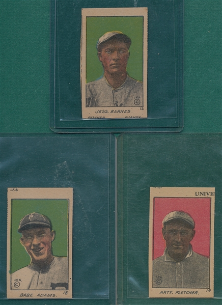 1921 W516-2-2 Lot of (3) W/ Barnes