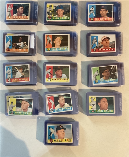 1960 Topps Lot of (338) W/ Aparicio